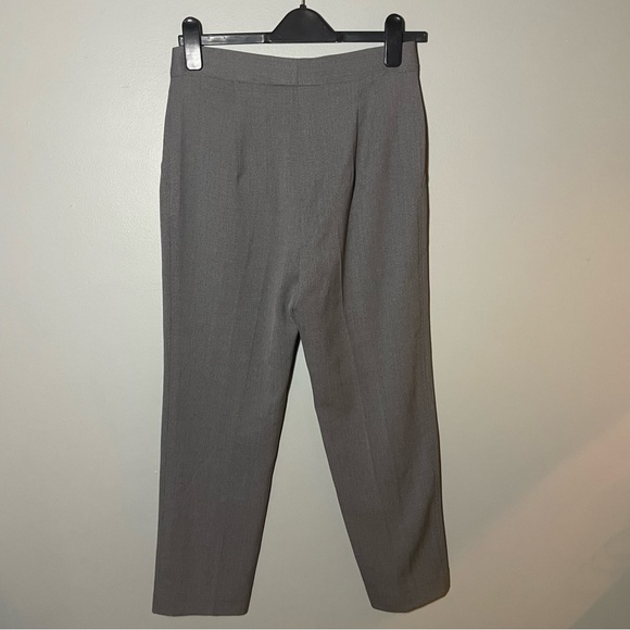 Max Mara Grey Wool Blend Trousers Size 8 - Picture 2 of 3